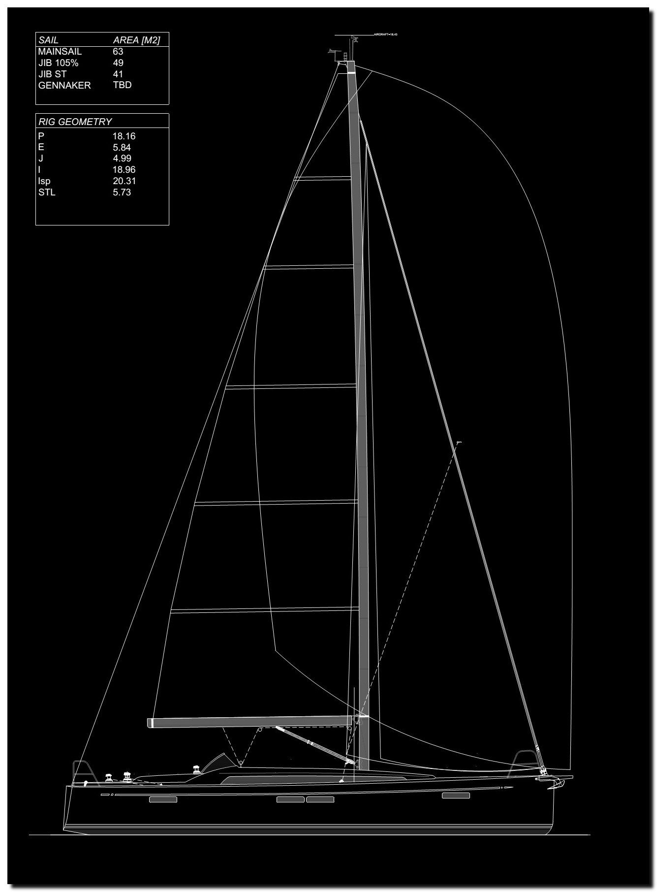 C-Yacht 47 concept zeilplan negatief2