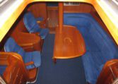 Salon met draaistoelen in een c-yacht 1250 class